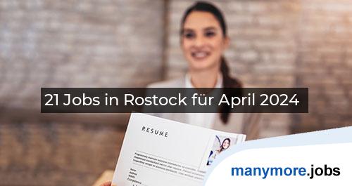 21 Jobs in Rostock für April 2024 | manymore.jobs