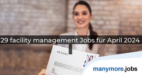 29 facility management Jobs für April 2024 | manymore.jobs