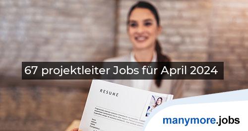 67 projektleiter Jobs für April 2024 | manymore.jobs